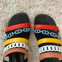 Sandalo ciabatta hermes