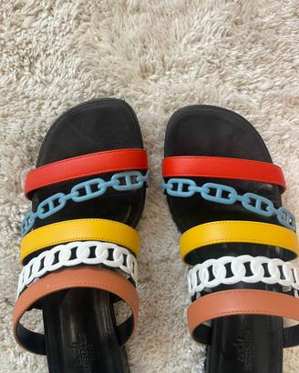 Sandalo ciabatta hermes