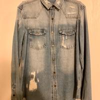 Camicia uomo denim pesante M