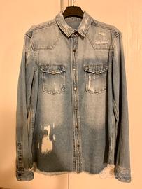 Camicia uomo denim pesante M