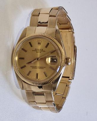Rolex Oyster Perpetual Date 34mm Oro giallo 18K
