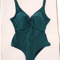 Costume da bagno intero donna con push up verde