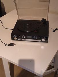 giradischi MP3 radio cassette