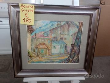 Quadro Olio su tela di "Giusto Bonato"