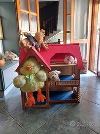 casetta per bimbi in legno