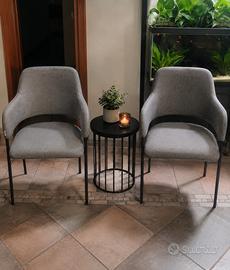 Set 2 sedie moderne 