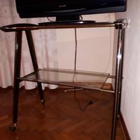CARRELLO PORTA TELEVISORE (o altro!) 2 RIPIANI