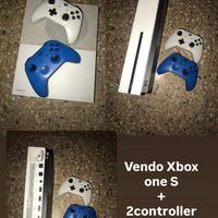 Xbox one S con 2 controller