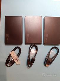 LOTTO DI 3 HDD WESTERN DIGITAL ESTERNI USB 3.0 USA