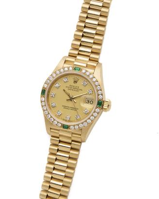 Rolex lady datejust president gold ref 69078