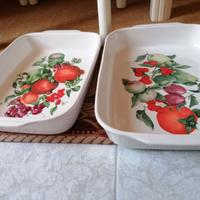 Pirofile da forno Cedam ceramica italiana decorata