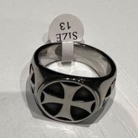 Anello biker acciaio indosabile