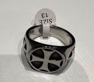 Anello biker acciaio indosabile