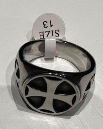 Anello biker acciaio indosabile