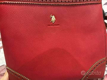 Borsa a spalla/tracolla U.S. Polo Assn. rossa