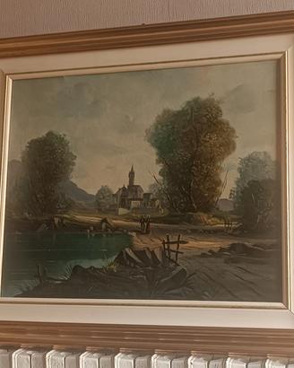 quadro olio su tela