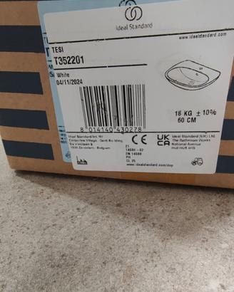 Lavabo Ideal Standard Tesi nuovo + semicolonna