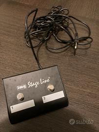 Stage line switch pedale chitarra o amplificatore