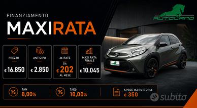 Toyota Aygo X 1.0 72cv s-cvt