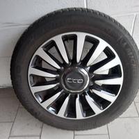 N°4 Cerchi in lega con gomme michelin alpine per F