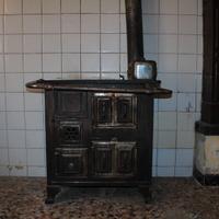 Stufa-Cucina a legna in ghisa inizi del '900
