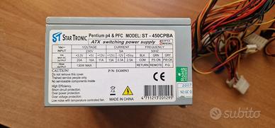 Alimentatore Power Supply Star Tronic ATX ST-450CP