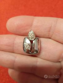 Pendente in oro bianco 18 marchio "Chimento"