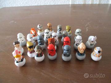 LOTTO di 24 PERSONAGGI ROLLINZ STAR WARS ESSELUNGA