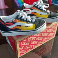 VANS con fiamma bambino