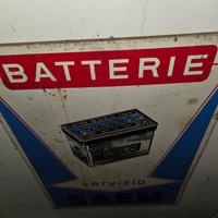 insegna  smaltata officina saem