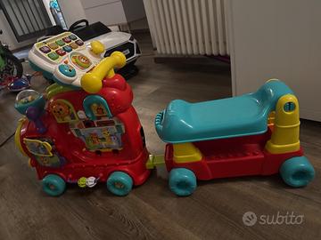 Trenino cavalcabile bambino