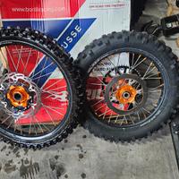 Cerchi Ktm FaBa Enduro 21/18 spessori Beta