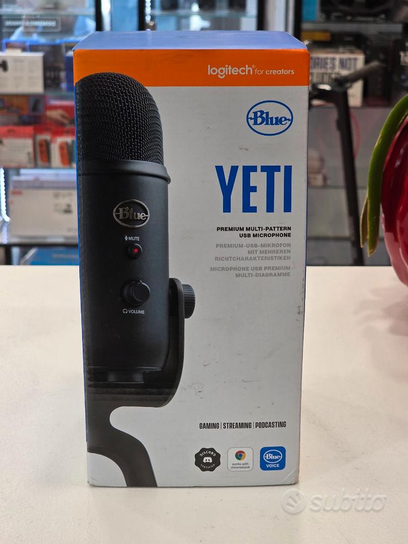 Subito - BIlal Tech - Microfono USB Logitech Blue Yeti – Usato ...
