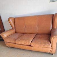 Divano pelle vintage 