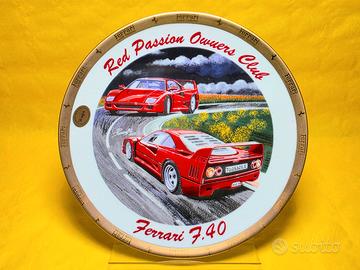 ✅ Piatto Ferrari Club Torino F40 "Piovano" - 2005