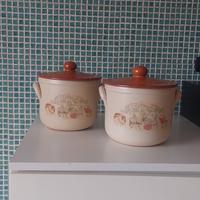 tegame in terracotta con coperchio 
