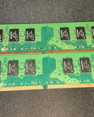 4GB RAM DDR2 800MHz Kingston (2x2GB) - KVR800D2N6