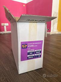Lotto 250 buste a sacco bianche 30x40 strip 100g