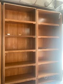 Libreria alta in massello