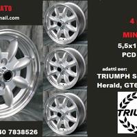 Cerchi minilite 5,5x13 4x95,25 et25 Triumph