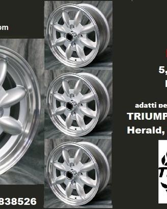Cerchi minilite 5,5x13 4x95,25 et25 Triumph