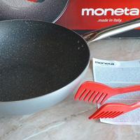 PENTOLA wok saltapasta MONETA + servispaghetti