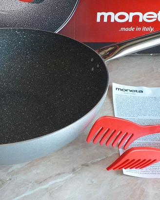PENTOLA wok saltapasta MONETA + servispaghetti