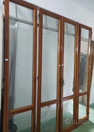 Finestre in Legno con Doppio Vetro Varie Misure