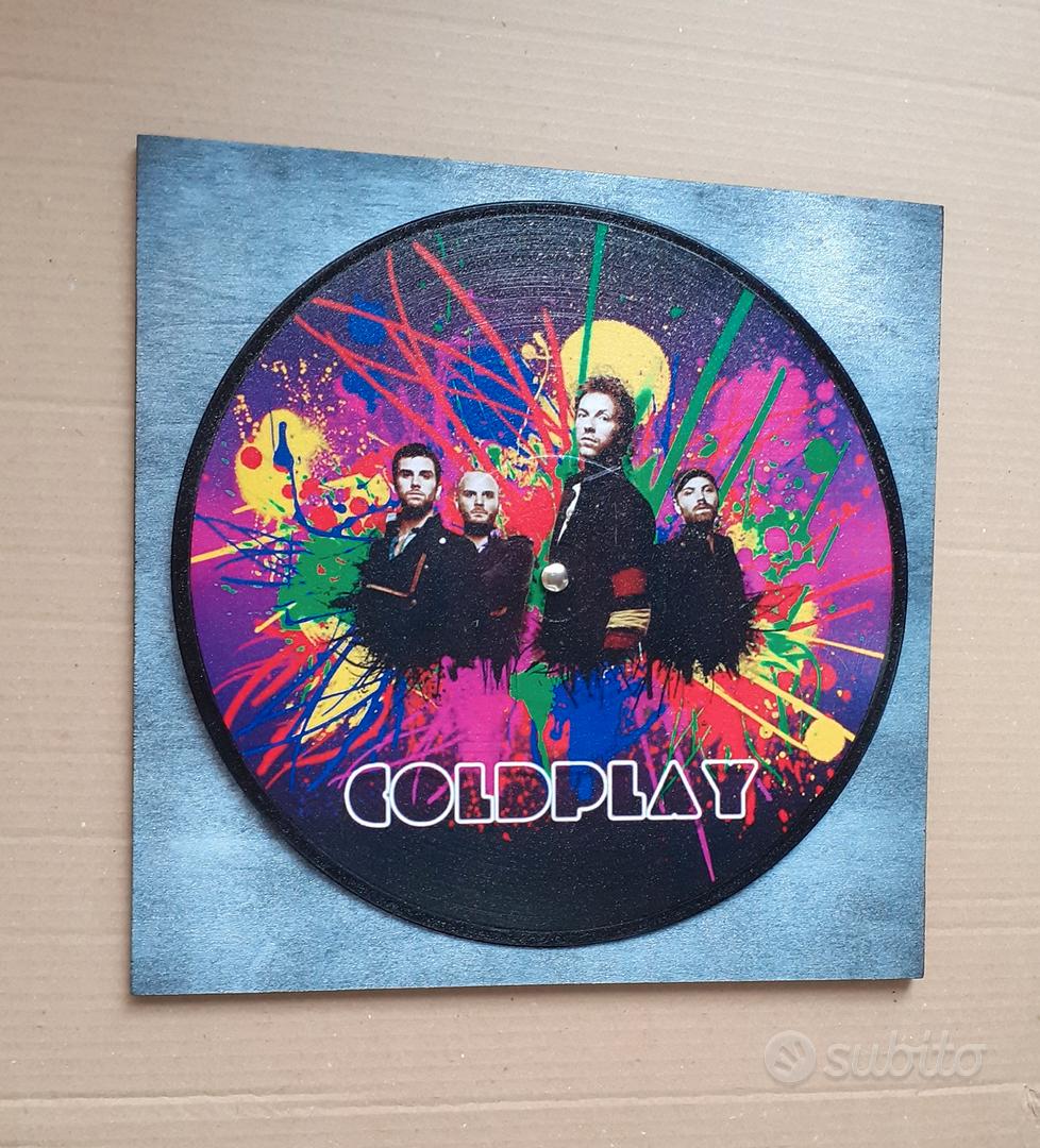 vinile 33 giri a quadro omaggio ai Coldplay - Musica e Film In