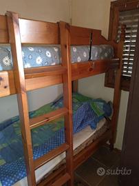 Letto a castello in legno massiccio no ikea