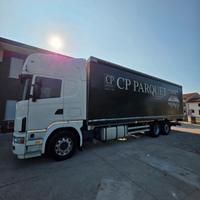 SCANIA R420 TOPLINE - CASSONE CON SPONDE