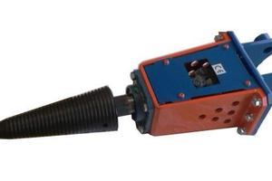 Spaccalegna a vite per miniescavatore