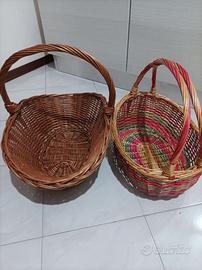 2 Cesti in vimini 