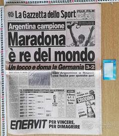 Quotidiano La Gazzetta dello Sport Maradona